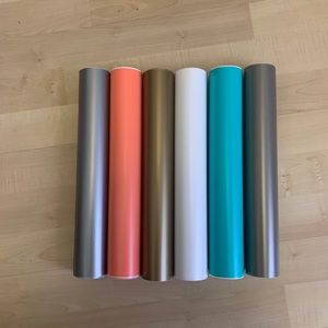 5 sheets of Cricut Vinyl! Value Pack!